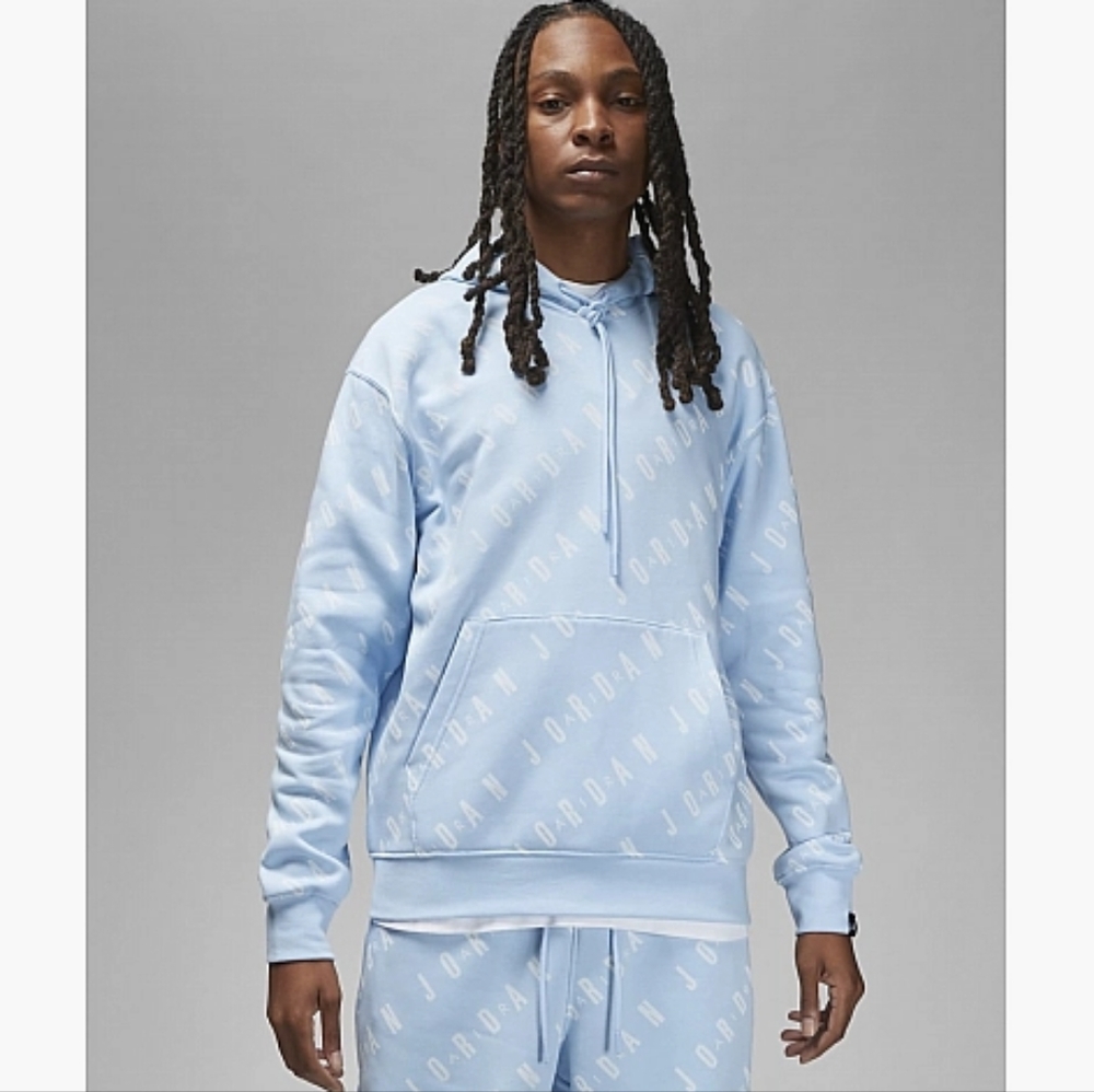 Jordan Essentials All-Over Print Graphics Fleece Pullover Hoodie